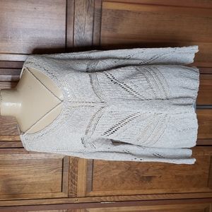 Braeve NWOT Double V-Neck Sweater Sz L